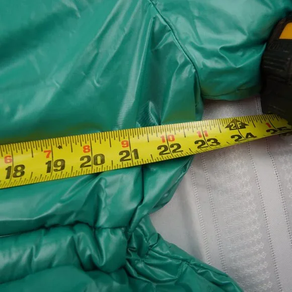 A New Day Jacket Womens XL Green Puffer Water Resistant Winter Coat Warm Zip - Picture 7 of 10